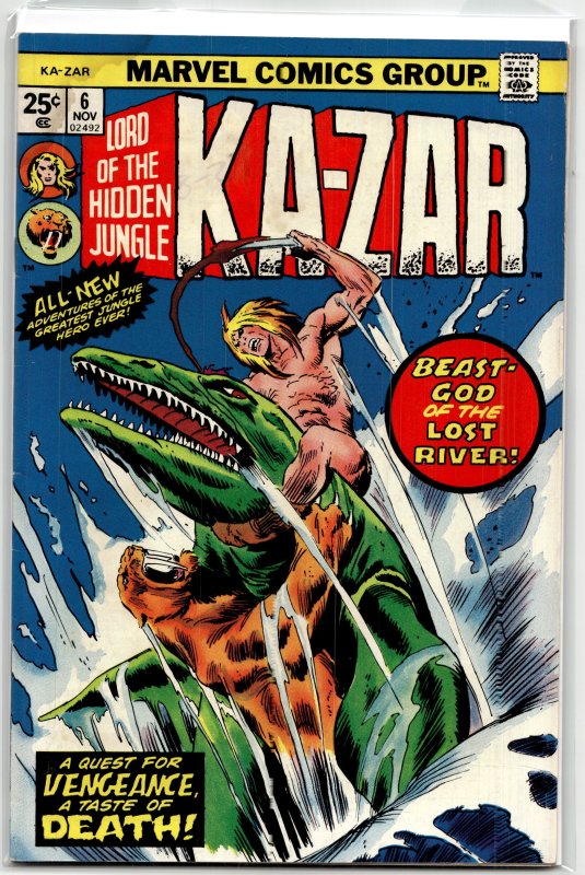 Ka-Zar #6 (1974) Ka-Zar
