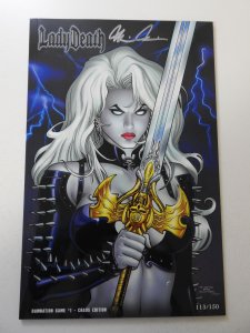 Lady Death Damnation Game #1 Chaos Edition NM Condition! Signed W/ COA!