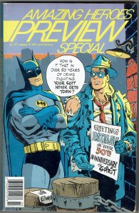 Amazing Heroes #157 (1989) Batman 50th Anniversary VF