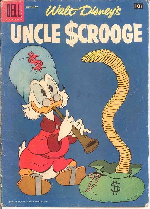 UNCLE SCROOGE 19 GOOD   Sept.-Nov. 1957 COMICS BOOK