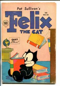 FELIX THE CAT #50 1954-TOBY-OTTO MESSMER ART-FUNNY ANIMALS-good/vg 