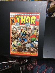 Thor #195 (1972) in The Shadows of Man-Gog! High-grade key! VF- Wow