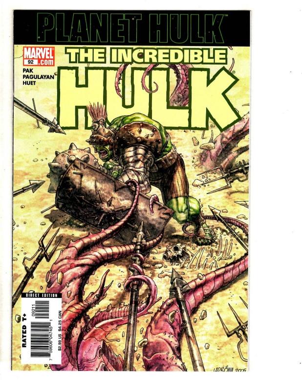 The Incredible Hulk # 92 NM 1st Print Marvel Comic Book Planet Hulk CR45