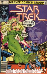 STAR TREK  (1980 Series)  (MARVEL) #5 NEWSSTAND Near Mint Comics Book