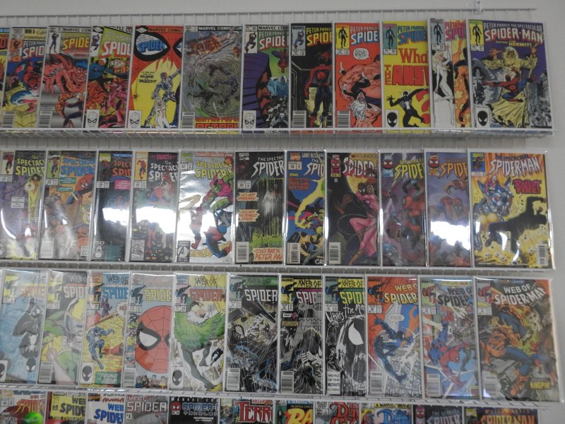 Huge Lot of 130+ Comics W/ Spider-Man, Hulk, Plus More! Avg. VF- Condition!