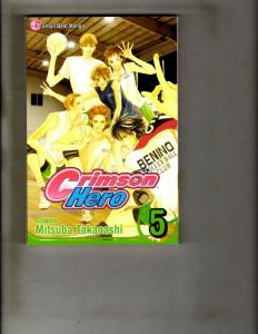 Lot Of 6 Shojo Beat Crimson Hero Manga Volumes # 1 2 3 4 5 8 Viz Media J110