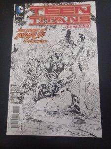 Teen Tians #26 New 52 Sketch Variant DC Comics c148