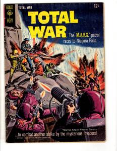 11 Gold Key Comics Total War 2 Mars Patrol 3 5 10 Bottom Sea 3 6 7 10 13 15 JL32