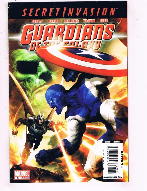 Guardians Of The Galaxy # 6 VF 1st Print Marvel Comics Rocket Raccoon Groot J72