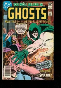 GHOSTS #97 1981 DC COMICS -FIRST SPECTRE COVER -- DR 13 FN