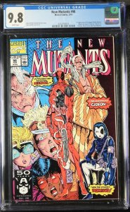 New Mutants 98 Cgc 9.8 1991 Marvel 1st Deadpool 4524708003