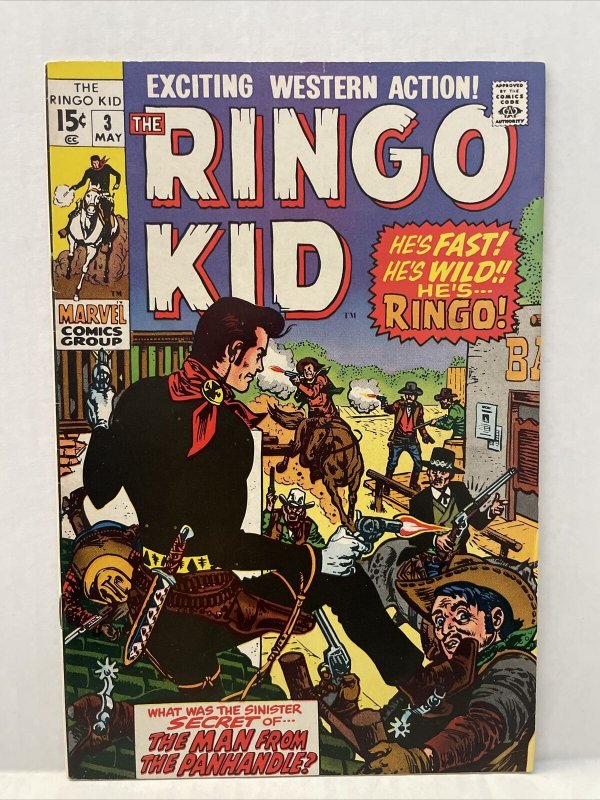 Ringo Kid #3 Bronze Age Marvel Western