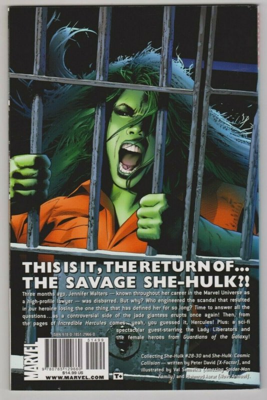 SHE-HULK - HERE TODAY... / TRADE PAPERBACK 2007 MARVEL COMICS by PETER DAVID