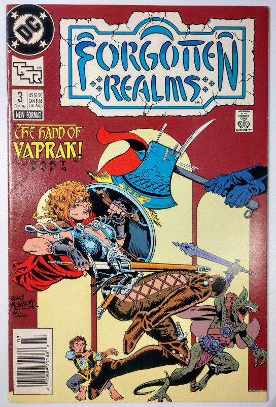 Forgotten Realms #3 (6.0, 1989) NEWSSTAND