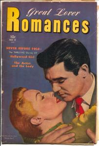 Great Lover Romances #2 1952-Toby-Alex Schomburg-Gaby Andre-Steve Cochran-P