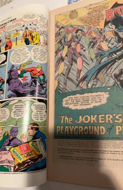 Batman #286 (1977)Joker cover Jim Aparo art VF+