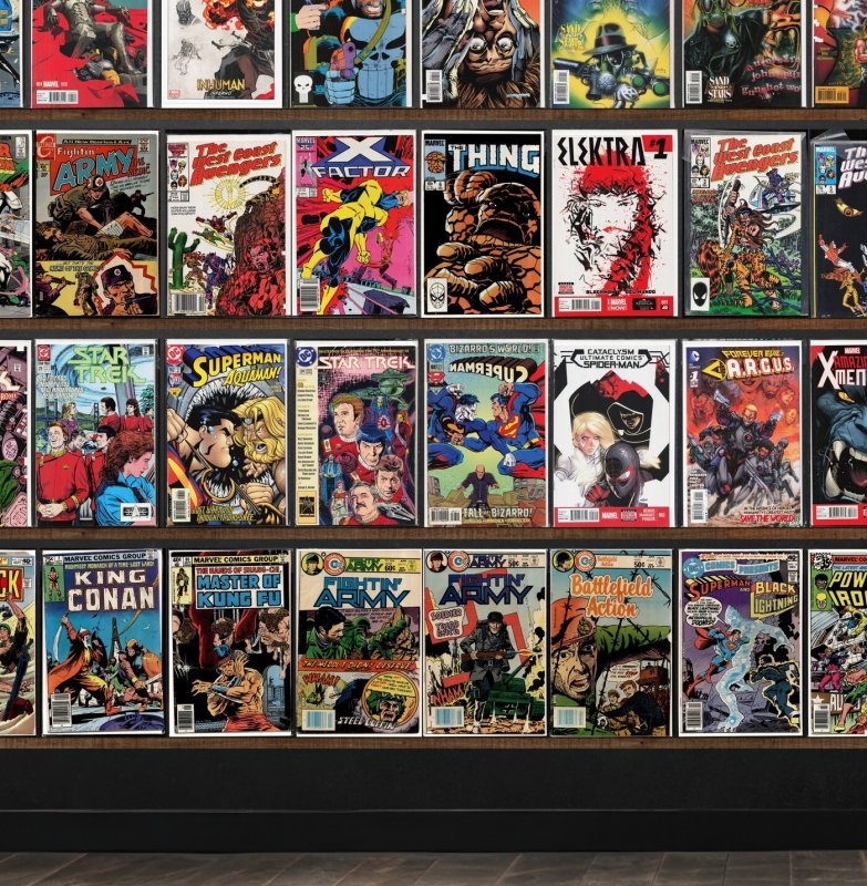 Huge Lot 150+ Comics with Iron Man, Star Trek, X-Factor & More!