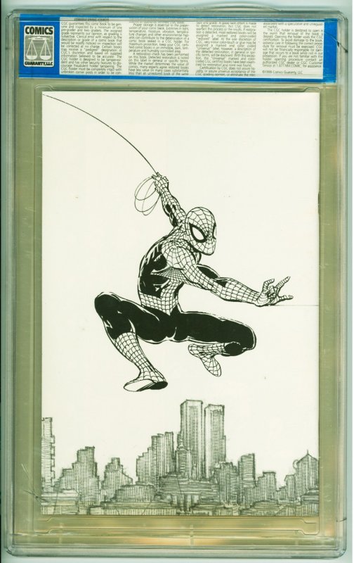 Marvel Authentix: Amazing Spider-Man #1 Sketch Cover (1998) CGC 9.8!