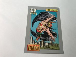 HAWKMAN #10 card : DC IMPEL Series 1 1991 NM/M, Golden Age, Flash #1