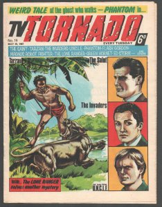 TV Tornado #19 1967-British-Man From UNCLE-Phantom-Saint-Tarzan-Superman-Lone...