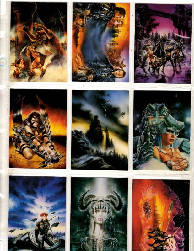 Lot Of 90 Forbidden Universe Trading Cards 1994 Luis Royo Sci Fi Art J339