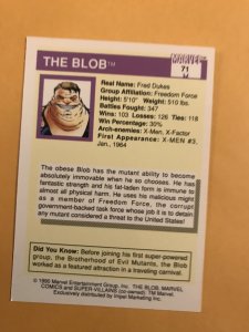 BLOB #71 : 1990 Marvel Universe Series 1,  NM/M,  X-Men