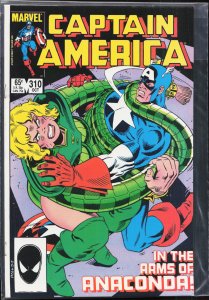 Captain America #310 (1985) Captain America [Key Issue]