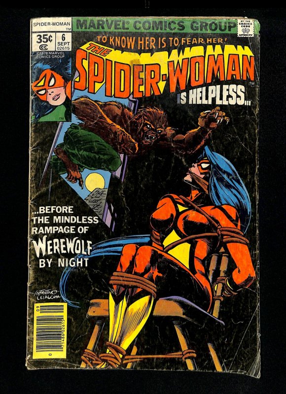 Spider-Woman (1978) #6 Werewolf by Night!