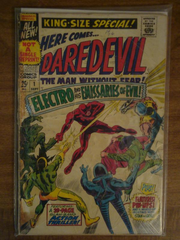 Marvel Comics King-Size Annual Daredevil #1 VG Electro 1st Emissaries of Evil