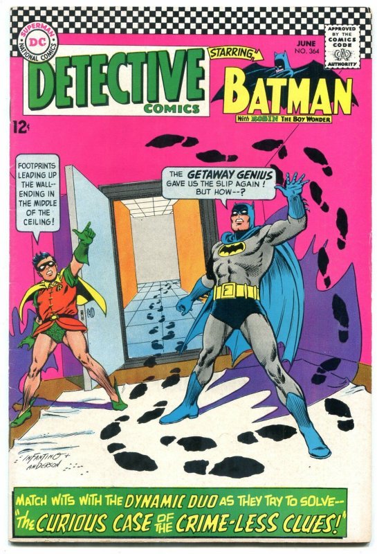 DETECTIVE COMICS #364-BATMAN-RIDDLER APPEARANCE GLOSSY VF-
