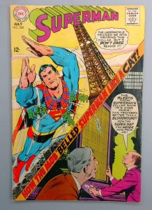Superman #208 VG Neal Adams DC 1968