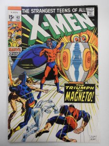 The X-Men #63 (1969) vs Magneto! Beautiful Sharp Fine Condition!