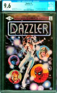 Dazzler #1 CGC Graded 9.6 1st Direct Distribution Comic by Marvel