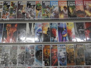 Huge Lot of 160+ Comics W/ Conan, Punisher, Invaders Avg VF+ Condition!