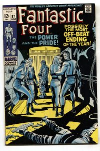 FANTASTIC FOUR #87--comic book--1969--JACK KIRBY--MARVEL --VF-