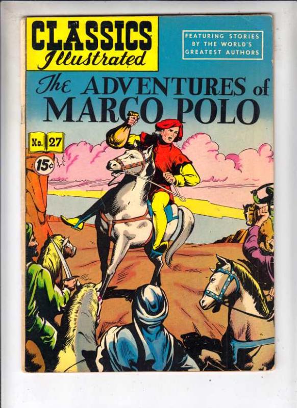 Classics Illustrated #27 (Sep-51) FN+ Mid-Grade Marco Polo