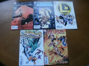 5 Near-Mint DC Comic: LEGION OF SUPER-HEROES #6 7 9 10 11 (2010) Timber Wolf Sun