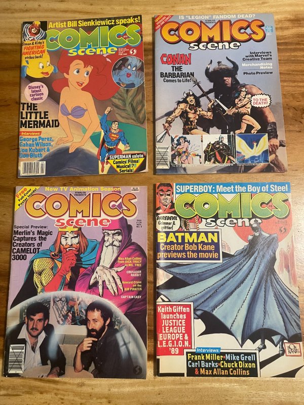Comics Scene Magazine Lot Of 23