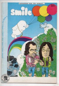 SMILE #1, FN-, Underground, 1971 Richard Nixon John Lennon cvr, 2nd