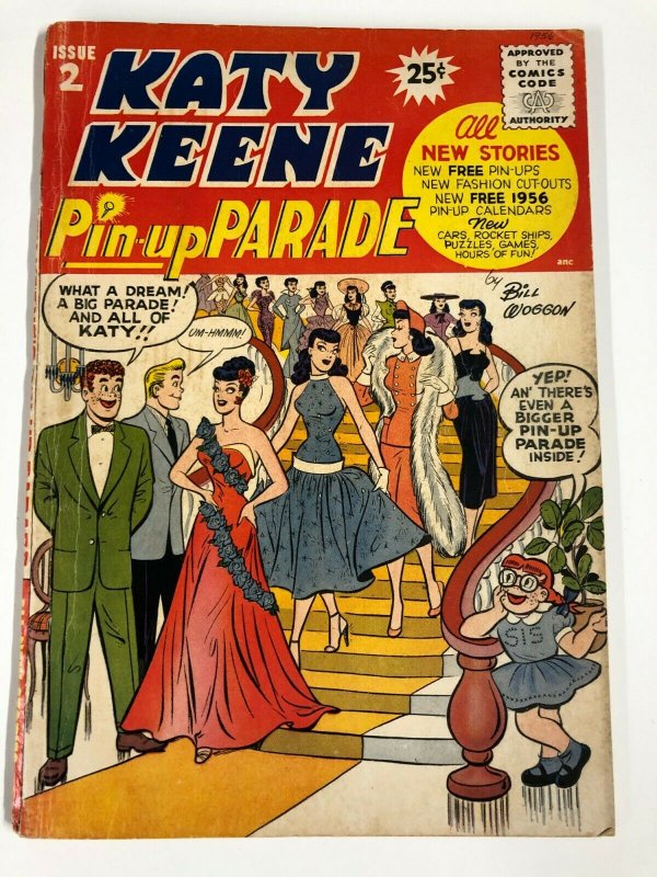 KATY KEENE PARADE 2 VERY-GOOD+ Bill Woggon  1956 Archie giant