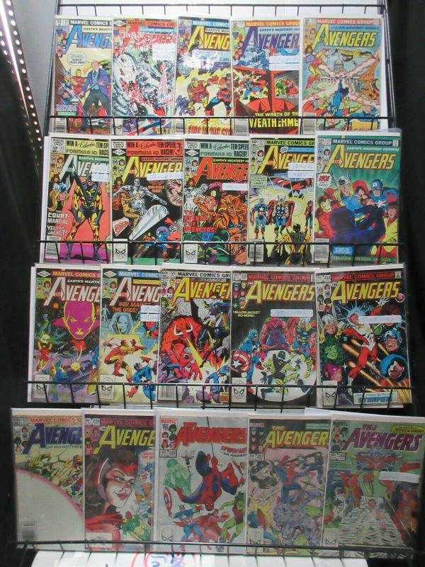 Avengers (Marvel 1980-1986) Mini-Library Lot of 37Diff from #201-265 Classics!