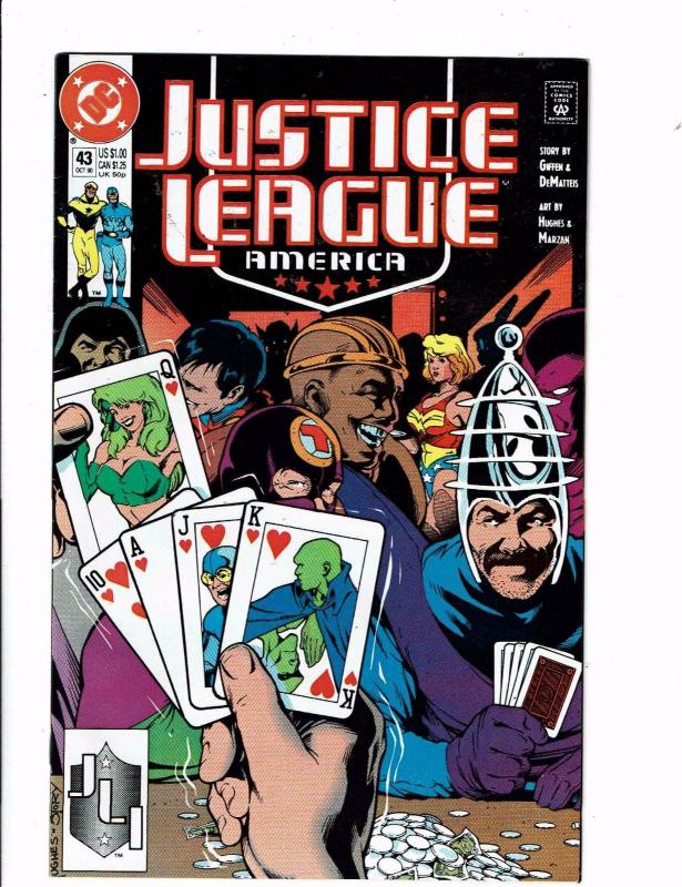 Lot of 6 Justice League America DC Comics #39 40 41 42 43 44 CB7