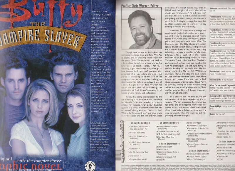 Buffy The Vampire Slayer(1998) # 1(Another Universe Gold Foil Photo Variant)