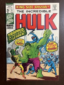Incredible Hulk Annual #3 VG/F 5.0 Marvel Comics 1971