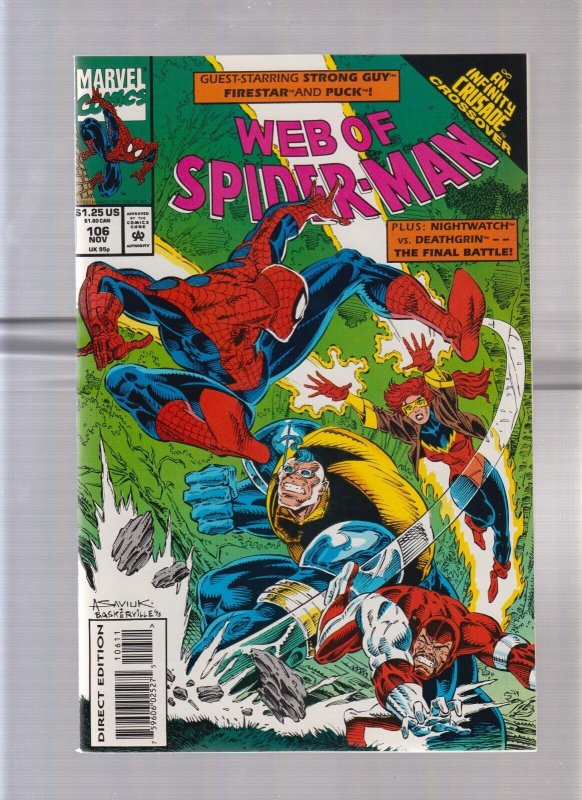 Web Of Spider Man #106 - Alex Saviuk Cover Art/Direct Edition