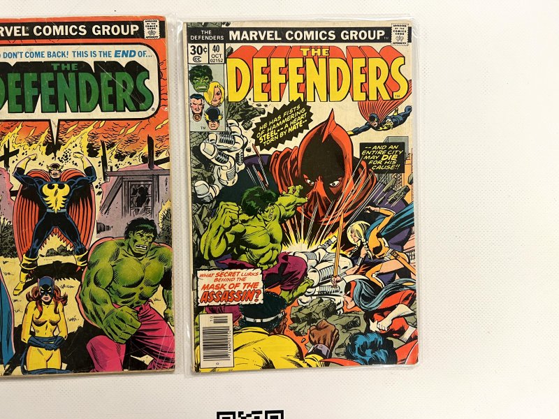 2 The Defenders Marvel Comic Books# 40 75 Avengers Spiderman Hulk Thor 20 JS11
