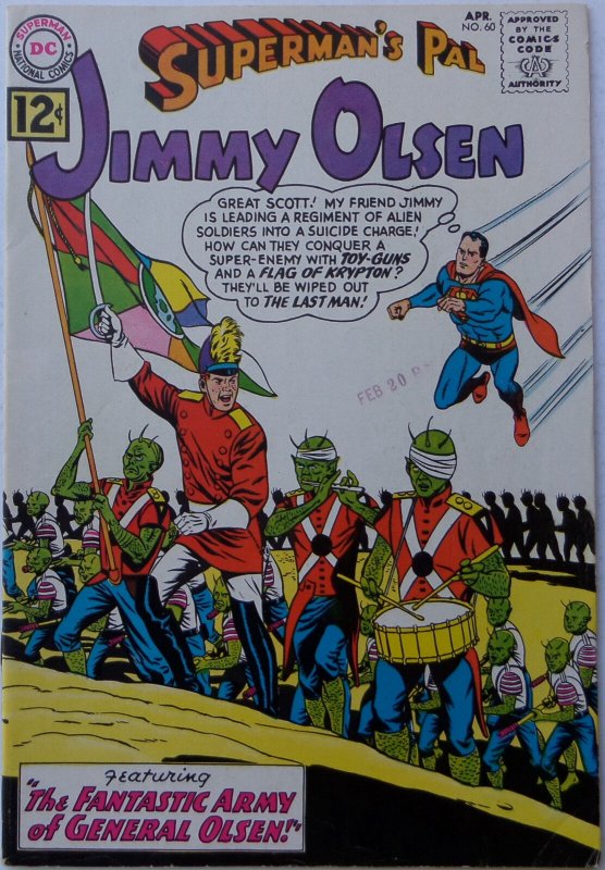 Superman's Pal Jimmy Olsen #60 (Apr 1962, DC), FN-VFN condition