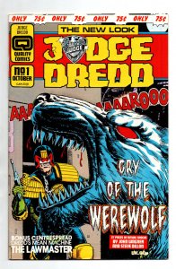 Judge Dredd #1 & 2 - Brian Bolland - Werewolf Story - Quality Comics - 1986 - NM