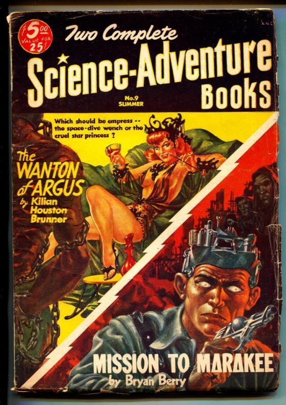 Complete Science-Adventure Books--Summer 1953--Pulp Magazine--Wings --VG