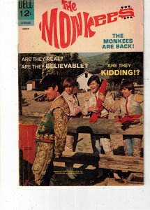 The Monkees #10 (1968) FN- PRICE DROP! The Monkees (Peter, David, Micky, Mike)